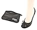 Sidekicks Women's Foldable Ballet Flats w/ Carrying Case, Black, Medium, 7-8 US