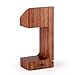 eLander Handcrafted Wood Stand Bracket Docking Station Cradle Holder for All Apple Watch Models Compatible with 38/42mm Series 3 Series 2 Series 1 Sport and Edition (100% Walnut)