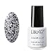 Qimisi Soak Off UV LED Color Gel Polish Lacquer Nail Art Manicure 7ml 1853 Glitter Silvery White