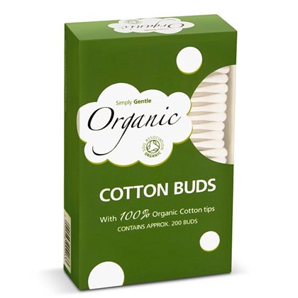 Org Cotton Buds (200's) x 3 Pack Saver Deal