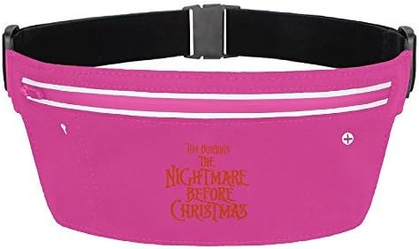 CGHNG Outdoor Bumbag The Nightmare Before Christmas Letter Mini Dumpling Waist Bag Packs Fanny Packs For Women Man Outdoors Workout - Great For Running Hiking Travel Sport Fishing