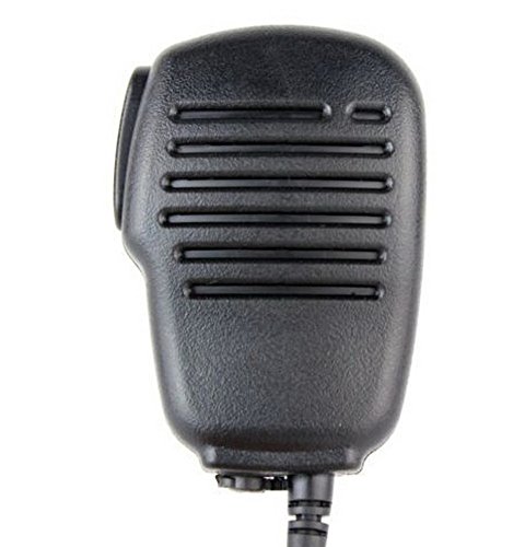 AOER Rainproof Shoulder Remote Speaker with PTT Mic Microphone for 2-pin Midland Alan Radio