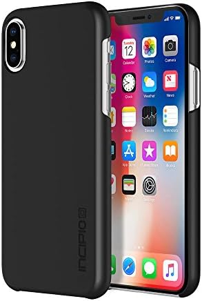 Incipio Feather iPhone X Case with Ultra-Thin Snap-On Design for iPhone X - Black