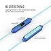Bluetooth Headphones WRZ S8 Wireless Earbuds Magnetic Mic Sport Running Workout Gym Travelling 10 Hours Playtime Waterproof Earphones for Android iOS Cell Phones Laptops Tablets (Blue)