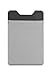 Smartish Stick-on Phone Wallet - Sidecar Slim Expandable Credit Card Pocket - Fits iPhone and Android (Silk) - Gunmetal Gray