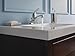 Delta Faucet Foundations Centerset Bathroom Faucet, Chrome 1-Handle Bathroom Faucet, Delta Bathroom Sink Faucet, Metal Push-Pop Drain Assembly, Chrome B510LF