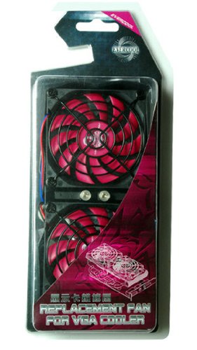 Evercool RVF-2F VGA Heatsink Universal Dual Replacement Fans (EC-RVF-2F)