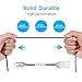 IMZ 3-Pack Zinc Alloy Lightning Cable, Metal Spring Series,(3FT) 8 Pin to USB Fast Charging & Data Transfer Cord for Apple iPhone X/8/8 Plus/ 7/7 Plus 6s/6/5s/5, iPad Pro/Air/Mini -Black+Rose+Gold