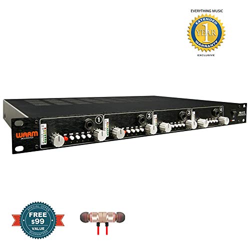 Warm Audio WA-412, 4-Channel Discrete Microphone Preamplifier and Instrument DI