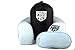 PHUS Travel Neck Pillow, 300 Gram Premium Memory Foam, 3 Piece Set, Washable Velvet Cover with MP3 Pocket, Carrying Case, U Shaped for Travelers, Comfortable Neck Support, Eyemask, Great for All Ages