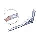 Accessbuy Folding Spring Loaded Bracket Wall Mount Support for Undermount Sinks,Microwave, Beds and Other Furniture (10inch)