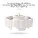 TaoTronics TT-AH001 TT-AH002 TT-AH019 Humidifiers Replacement Filters, Ceramic Cartridges, Pack of Two, Tank Cap Included, White