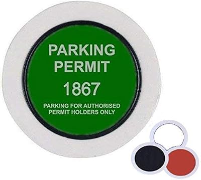 2 X Universal Car Parking Permit Holder Road Tax Disc Holder Easy Fit Removal