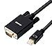 Mini DisplayPort to VGA Cable, Benfei Mini DisplayPort to VGA 6 Feet Cable (Thunderbolt 2 Compatible) with MacBook Air/Pro, Surface Pro/Dock, Monitor, Projector primary