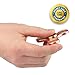 Cyklonix Metal Fidget Spinner EDC ADHD Focus Toy Ultra Durable High Speed 5-8 Min Spins Premium Copper Hand Spinner Ceramic Bearings