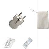 Grounded Adapter Plug America to Europe GUB CE Certified