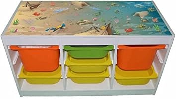 Ocean Unterwasser Kinder Raum Mobel Aufkleber Ikea Hack Trofast Aufkleber Spielzeug Aufbewahrung Mobel Nicht Im Lieferumfang Enthalten Amazon De Kuche Haushalt