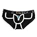 Binmer(TM)Men Underwear Sexy Briefs Bulge Pouch Bikini Underpants New Style (M, Black)