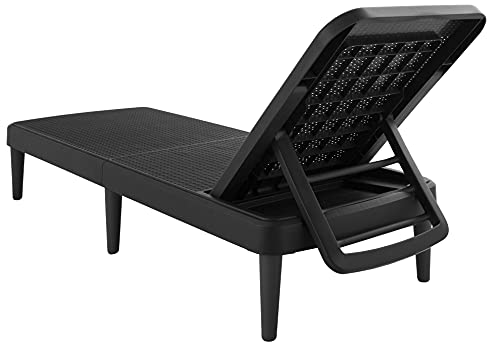 Lagoon Tahiti, camastro para alberca con protección UV portátil, Plegable y facil de almacenar Marca (Color Negro)
