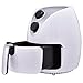 Costzon Electric Air Fryer, UL Certified, 3.2 Quart 1500W, Healthy Oil Free Cooking, Rapid Air Circulation System, Low-Fat, Dishwasher Safe, Detachable Basket Handle Deep Cooker (White)