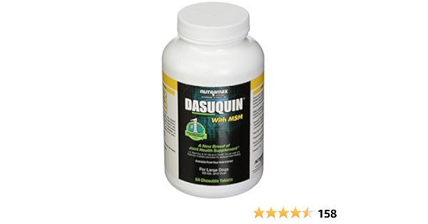 Amazon Com Nutramax Laboratories Dasuquin Msm Chewable Tablets For Large Dogs 84ct Pet Multivitamins Pet Supplies
