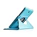 Galaxy Tab 3 7.0 Case,Flying Horse Tablet Case Cover SM-T210R/SM-T210R/7-Inch P3200(Luxury 360 Rotating PU Leather/Smart Cover Wake/Sleep Function) (Sky Blue)