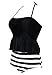 Bandea Womens Halter High Waist Peplum Two Piece Swimsuits