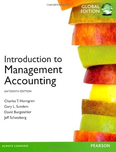 Download Introduction to Management Accounting Global Edition PDF
