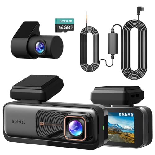 BOTSLAB 4K Dash Cam with GPS and WiFi