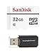 SanDisk 32GB High Endurance Video Monitoring Card (SDSDQQ-032G-G46A) Bundle for Dashcam and Surveillance Video with Adapter with (1) Everything but Stromboli (TM) Card Reader