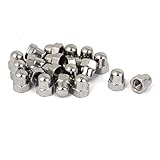 uxcell M5 Thread Dia Dome Head 304 Stainless Steel Cap Acorn Hex Nuts 20pcs