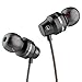 Earphones Metal Wired In-Ear Headphones Earbuds with Microphone and Volume Control for 3.5mm Audio Plug Devices(Smartphone/Laptop/Tablet/MP4 player), 3.9 Ft/Black