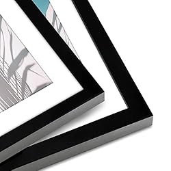 Americanflat 8x8 Picture Frame in Black - Use as