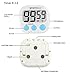 WiseField Digital Kitchen Timer Loud Alarm With Large Screen Magnetic for kitchen Cooking Baking