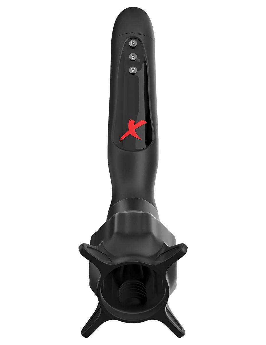 PDX Vibrating Roto-Sucker Black One Size