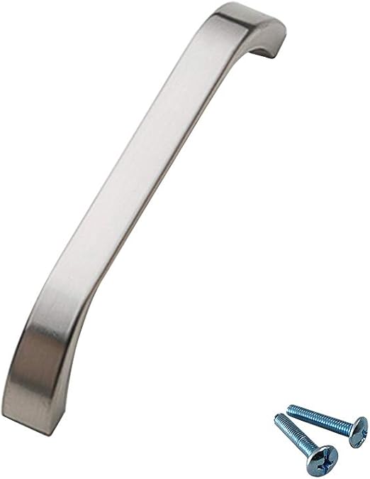 OHOME 10 Pack Brushed Nickel Door Kitchen Cupboard Drawer Handle Pull