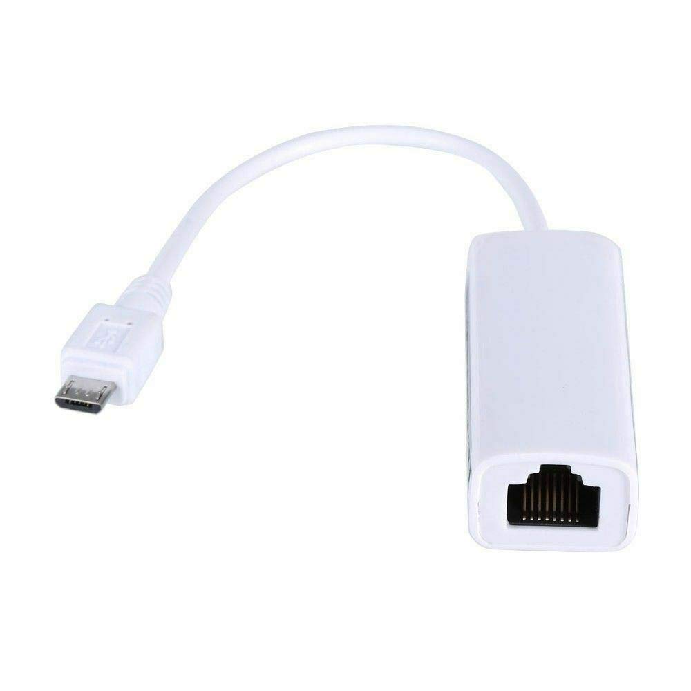 Multibao 5pin Micro USB 2.0 to RJ45 10/100Mbps Network Lan Ethernet Adapter Converter