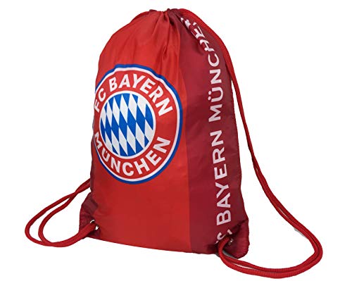 BAYERN FC Munich Official Licensed Cinch Bag Sack by ICON Sports, Gym Sack