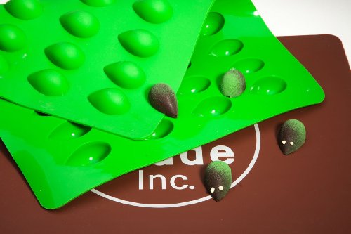 Truffly Made. Teardrop Chocolate Truffle, Jelly and Candy Mold, 40 cavities, One step candy pop-out