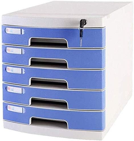 Office Products Flat File Cabinets Color Blue File Cabinets Filing Cabinet Lockable 5 Drawers With Lock Desktop Office File Storage Storage Box 29 5x39 4x32 5cm Home Office Furniture