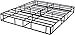 Amazon Basics Steel Mattress Foundation / Alternative to Traditional Box Spring for Cal King Size Bed - 9-Inch, Cal King