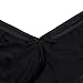 YiZYiF Men's Pouch Sissy Lace Floral Underwear Criss-crossing Bikini Panties Lingerie Black X-Large
