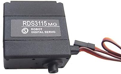 Koolsants Steering Gear, 2019 New RDS3115 15KG Metal Gear High Torque DIY Excellent Servo 180° Rotate for Robot