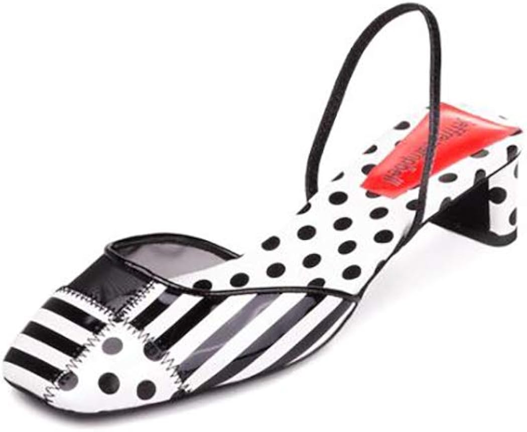 polka dot slingback shoes