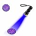 KMASHI 21 LED Flashlight UV Light Pets Urine Stains Detector Ultraviolet Blacklight