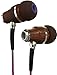 Symphonized NRG 3.0 Wood Earbuds, in-Ear Noise-isolating Headphones, Earphones with Mic & Volume Control (Resilient Purple & Hazy Gray) primary