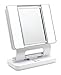 Ott-lite Natural Daylight Makeup Mirror, White/Chrome (26 Watt)