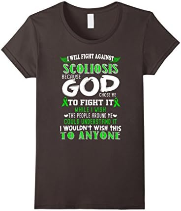 Women's Scoliosis Awareness T Shirt For Women/ Men - Scoliosis shirt Medium Asphalt