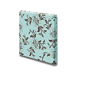 Canvas Prints Wall Art - Seamless Floral Pattern |Seamless Pattern Modern Wall Art Ready to Hang - 12" x 12"