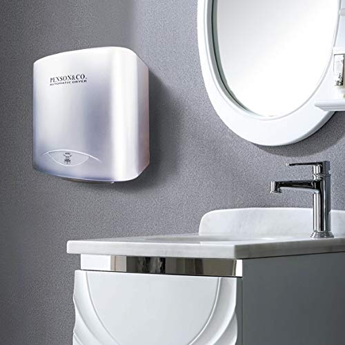 OION Technologies Heavy Duty Industrial Stainless Steel High Speed Automatic Hand Dryer DR-3000HD 1800 Watts